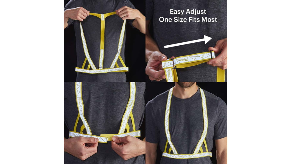 Nathan Vibe Reflective Vest, Yellow, NS2066-0467-00