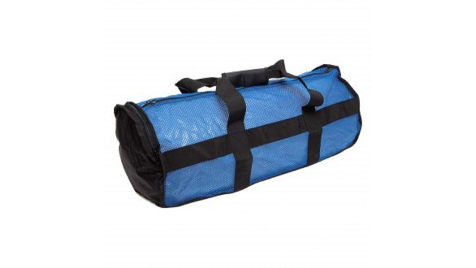 National Geographic Clamshell Deluxe Drawstring 2Pocket Duffle-Blue/Blk 5001462