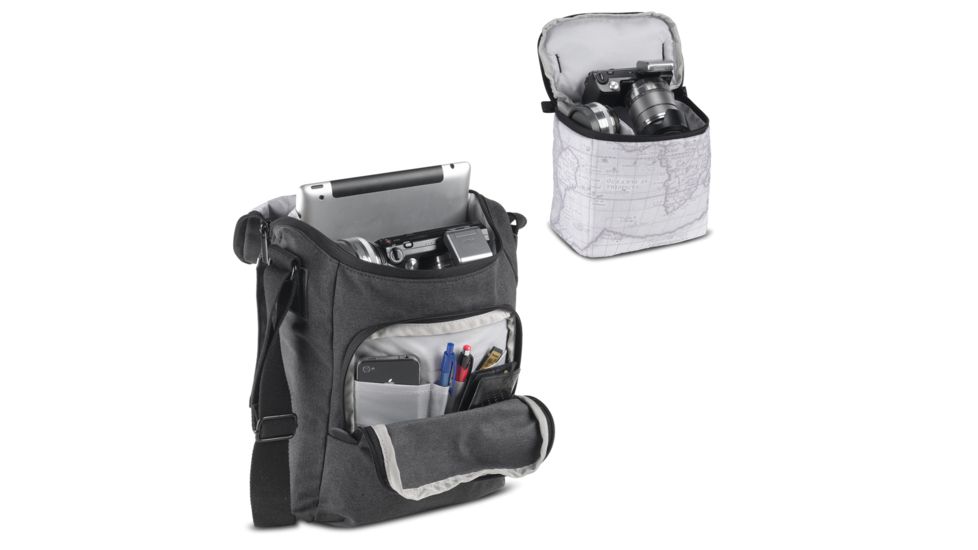 National Geographic Walkabout Slim Shoulder Bag, Gray NGW2300