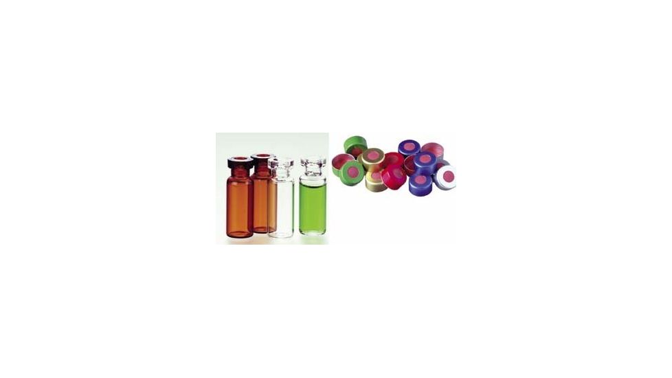 National Scientific Standard Opening Crimp-Top Vials, National Scientific C4012-2 Vials Amber Vials