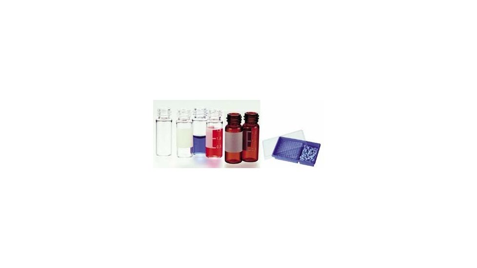 National Scientific Target 10-425 Screw-Thread Vials, National Scientific C4010-88 Unassembled Vial Kits Clear Vials