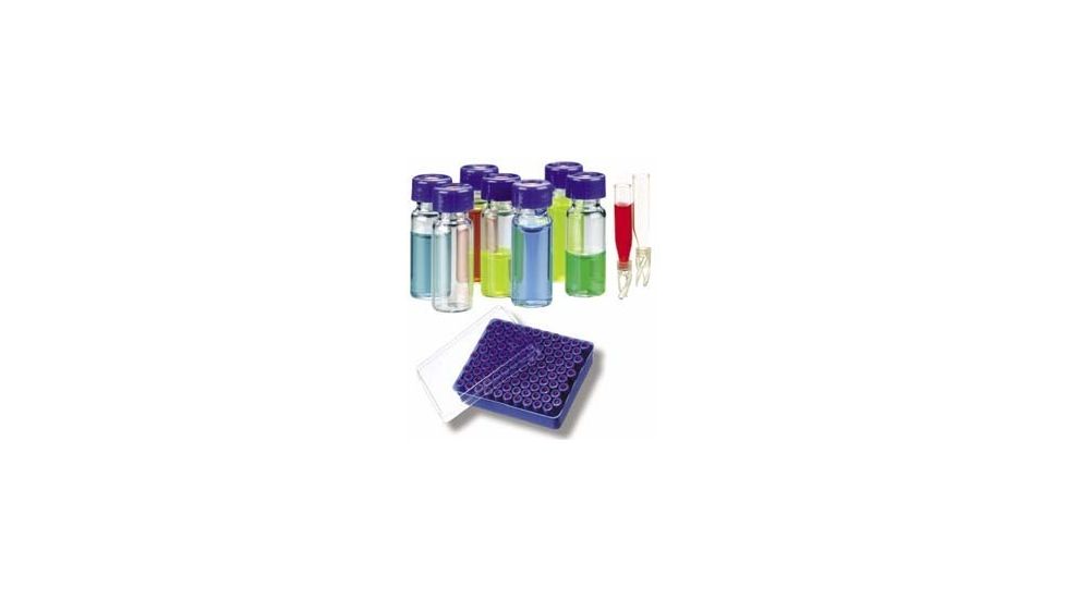 National Scientific Target DP 9-425 Screw-Thread Vials, National Scientific C4000-51G Caps —