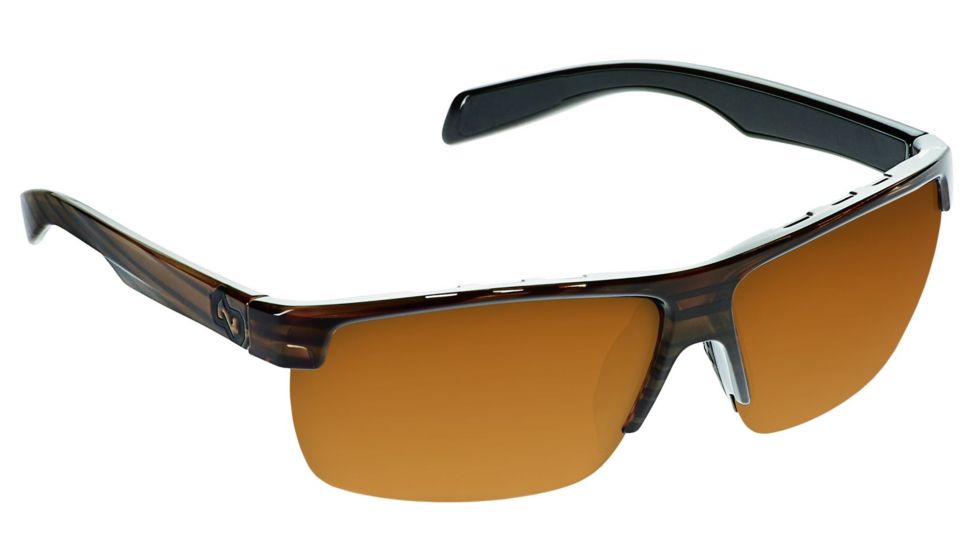 Native Eyewear Linville Sunglasses,Wood Frame,Brown Lens,Polarized,170 361 524