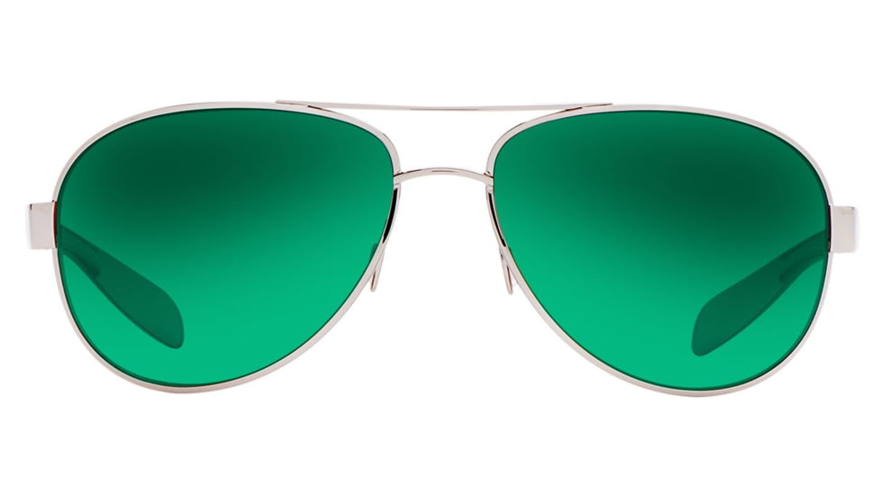 Native Eyewear Patroller Sunglasses,Chrome/Crystal Brown Frame,Green Reflex Lens,Polarized,175 397 529