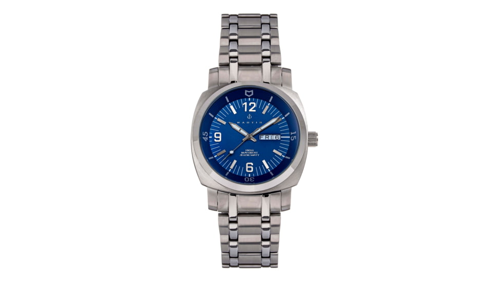 Nautis Nautis Stealth Bracelet Watch w/Day &amp; Date, Blue, One Size, GL2087-C