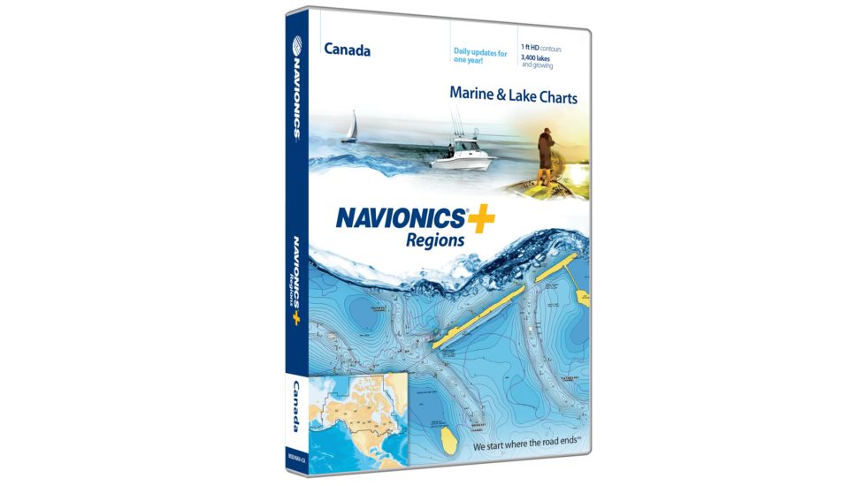 Navionics Canada, MSD, Lakes &amp; Coast, New Condition, MSD/NAV+CA