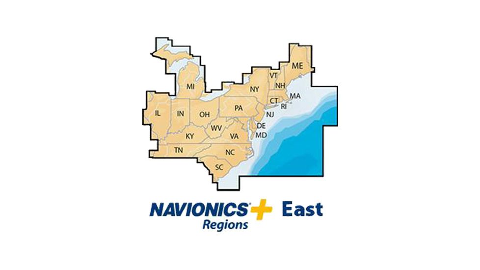 Navionics East, CF, Lakes &amp; Coast, New Condition, CF/NAV+EA