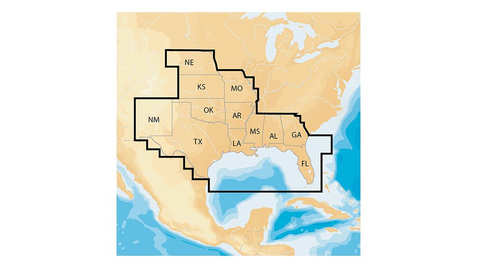 Navionics South, MSD, Lakes &amp; Coast, New Condition, MSD/NAV+SO