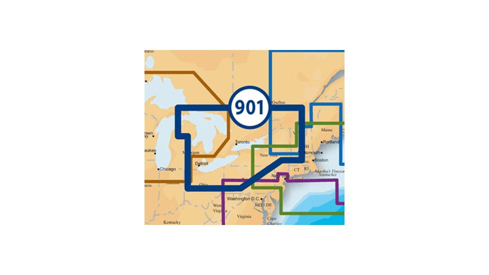 Navionics Platinum+ SD 901 East Great Lakes, New Condition NAV-MSD/901P+