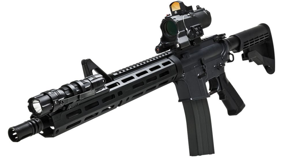 NcSTAR 1x25 Tactical Red Dot Sight w/ On/Off Switch, Ruby Lens, Matte Black DDAB