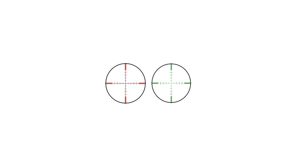NcSTAR 3-9X42 Compact Rubber ArmoRed/Dual III Rifle Scope, Red/Green Reticle, SEECR3942R