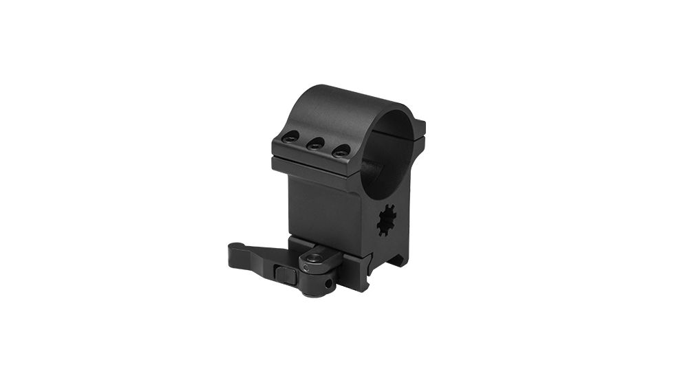 Ncstar 30Mm Scope Ring/ 1.5in. Scope Height/Quick Release Mount, BLACK RB24QR