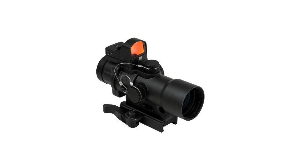 NcSTAR 3.5X32 CPO Scope w/ Micro Red Dot SEECPRQ3532GD