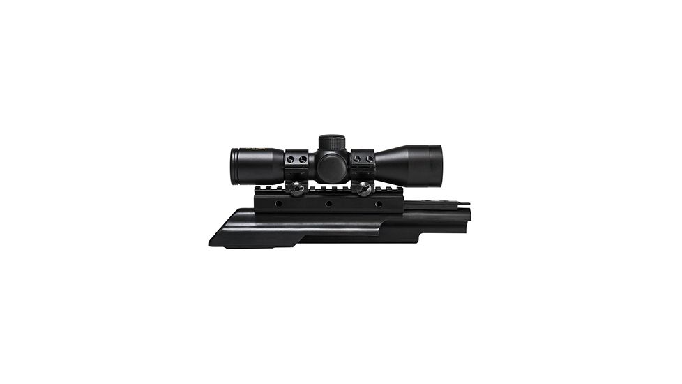 NcSTAR Ak Combo/Tri-Mount/4X30 Compact Scope P4 Sniper Reticle, Black KAKSC430B-A