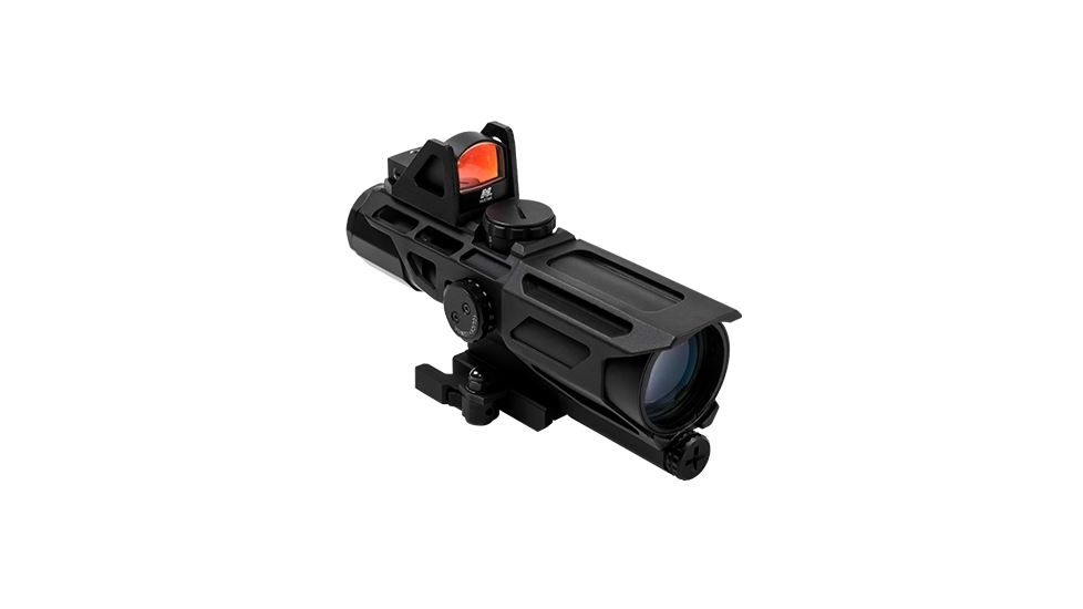 NcSTAR GEN3 Ultimate Sighting System USS 3-9X40mm P4 Sniper Rifle Scope w/ Red Micro Dot Optic,Black VSTP3940GDV3