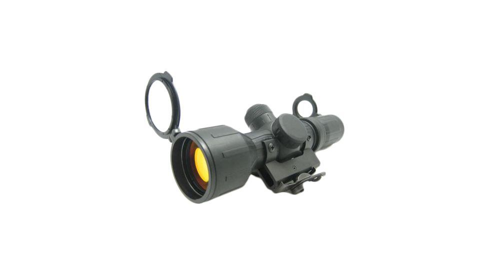 NcSTAR Illuminated Compact Rifle Scope - 3-9x42E AR15 / M16 Ill. Comp. Rubber Coated Scope / AR Mount SECRAQ3942R Rifle Scope