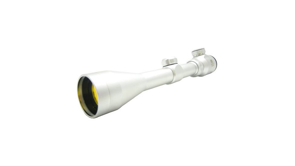 NcSTAR Illuminated Rifle Scope - 3-9x40E Silver Scope / Ruby / Ring SEFS3940R Rifle Scope