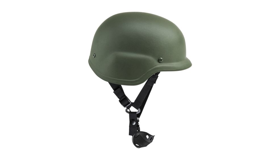 NcSTAR Level IIIA Ballistic Helmet w/Carry Case, Green, Large, BPHLG