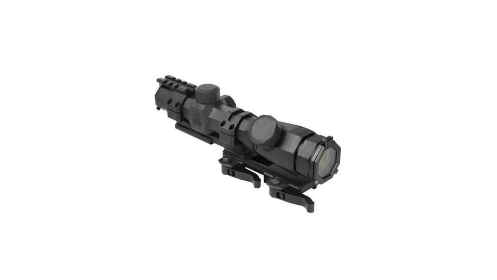 Ncstar Octagon 1.1-4X20 Scope/ P4 Sniper/ And Vism Vmsprb Mount Combo, BLACK SOCTP11420G/SPR