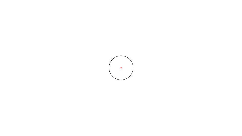 NcSTAR Red Dot Sight - 1x30 B-Style Red Dot / Weaver Ring / Pop Lens Cap DP130