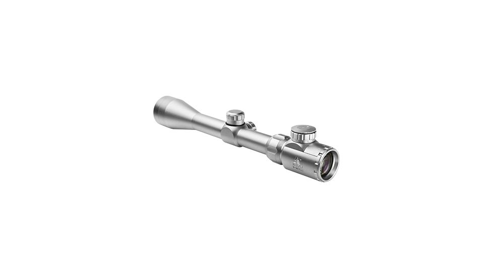 NcSTAR Shooter I Gen Ii Series 3-9X40 Silver Scope/Red &amp;Green Ill./Green Lens/Weaver Rings SEEFS3940G