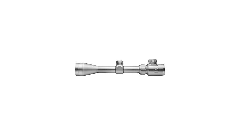 NcSTAR Shooter I Gen Ii Series 3-9X40 Silver Scope/Red &amp;Green Ill./Green Lens/Weaver Rings SEEFS3940G