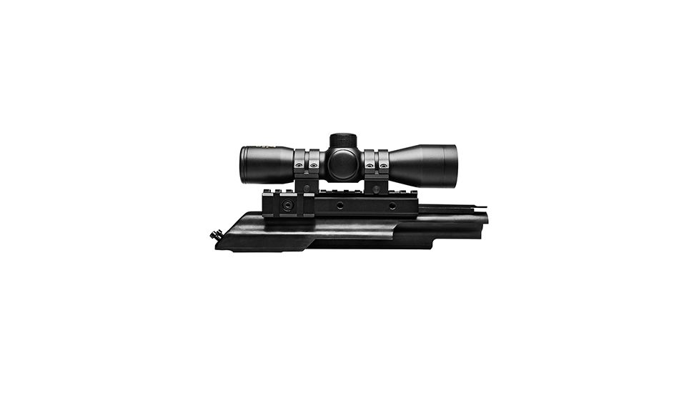 NcSTAR Sights N' Lights AK Combo w/ 4x30mm Rifle Scope,65 Lumen LED Flashlight, Black KAKSCRFS-A