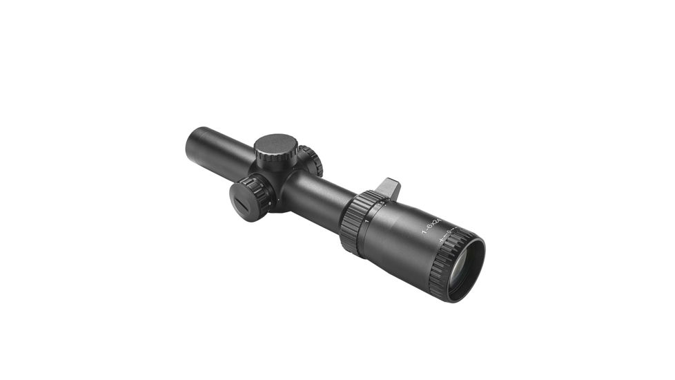 NcSTAR STR Series Full-Size Scope Rifle Scope, 1-6x24mm, 30mm Tube, Green/Red Illumination, Low Power Variable Reticle, Green Lens, Black SEEFL1624G