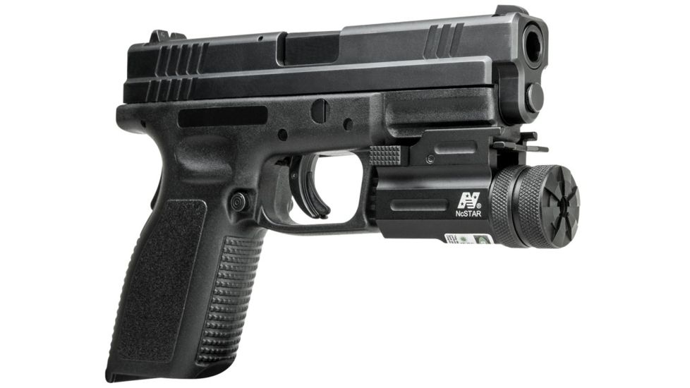 NcStar Ultra Compact Pistol Green Laser, Quick Release Weaver Mount, AQPTLMG