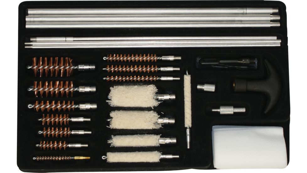 NcStar Universal Gun Cleaning Kit in Aluminum Carry Case (TUGCKA)