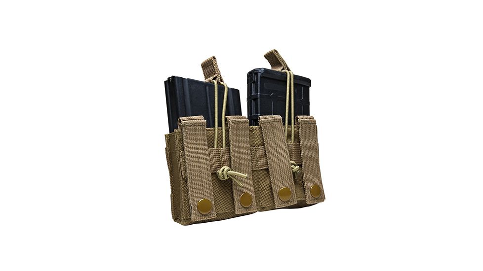 NcSTAR Vism AR10/M1A/FAL .308 Dual Magazine Pouch, Tan CV3082MP2977T
