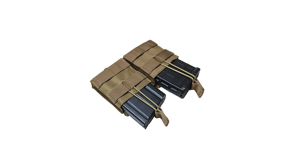 NcSTAR Vism AR10/M1A/FAL .308 Dual Magazine Pouch, Tan CV3082MP2977T
