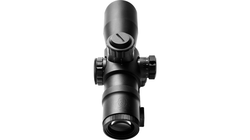 NCStar Zombie Stryke 4x32 Compact Rifle Scope - Red/Green Illuminated Biohazard Reticle STH432G