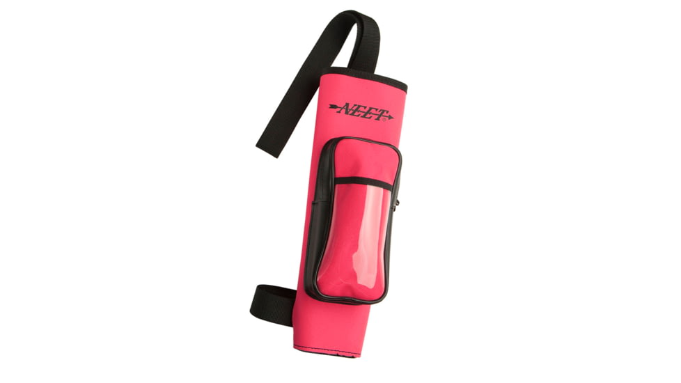 Neet NY-BQ-4 Youth Back Quiver, Right Hand, Neon Pink, 03025 RH