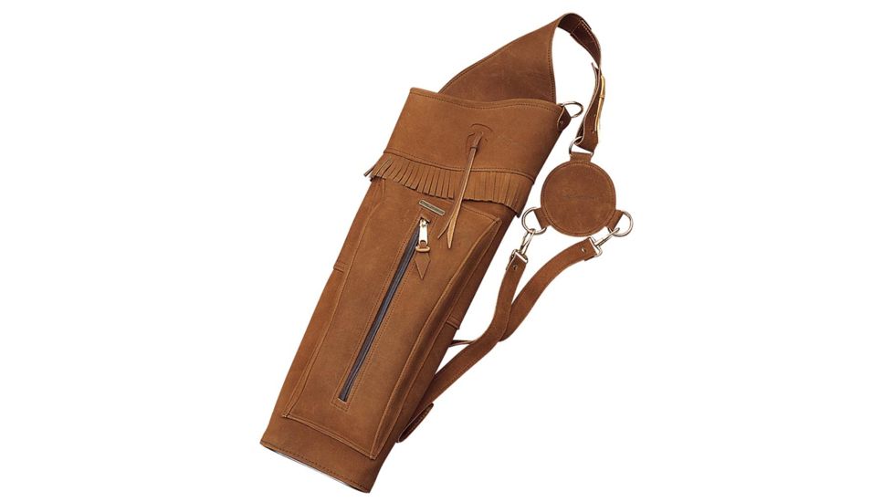 Neet T-BQ-2 Leather BackQuiver, Brown RH 3106