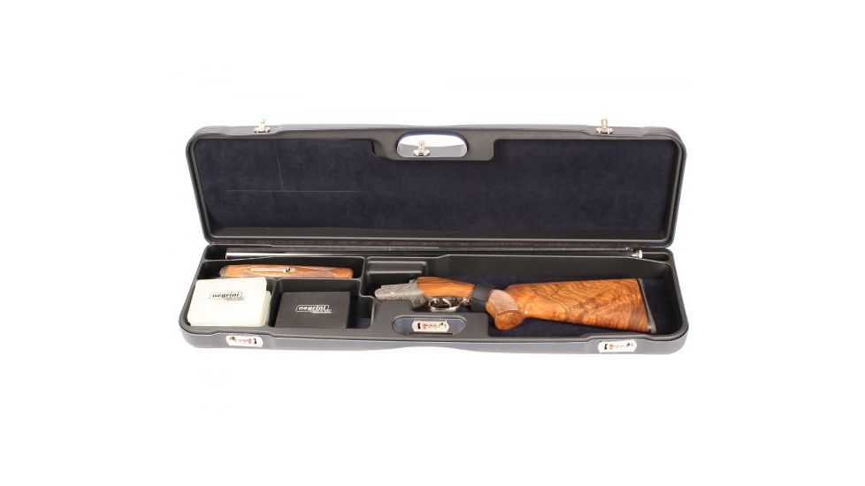 Negrini Economy OU High Rib Trap/Sporting Shotgun Case, Blue/Blue, L37.5in x H10.5in x D3.75in 1657R/5552