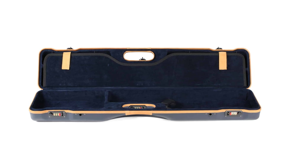 Negrini OU/SXS Deluxe Ultra-Compact Sporter Shotgun Case, Black/Grey, 16407LX/5643