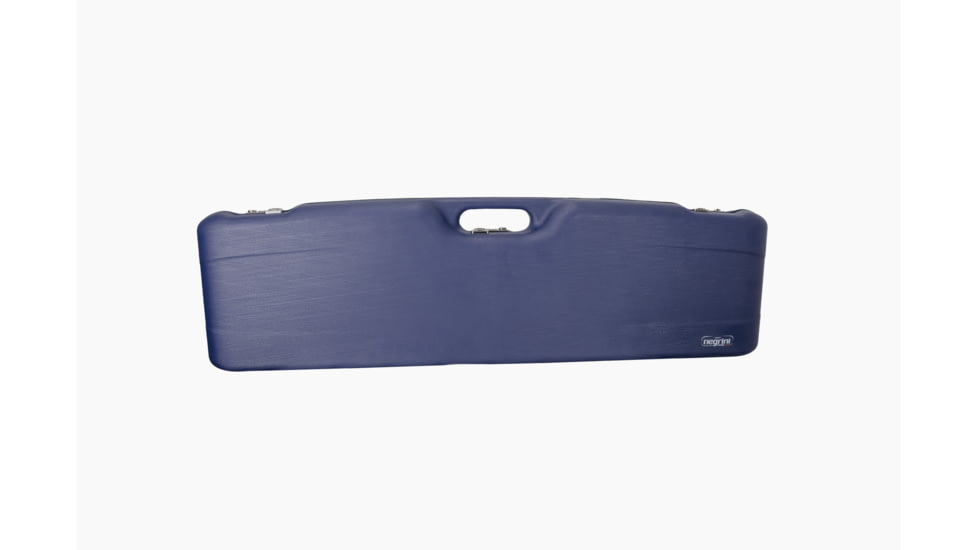 Negrini OU, SXS Hybrid Double Wall Shotgun Case For 2 Barrel Combos w/Chokes, 37in, Cobalt Blue, 1693iA-2C/6904