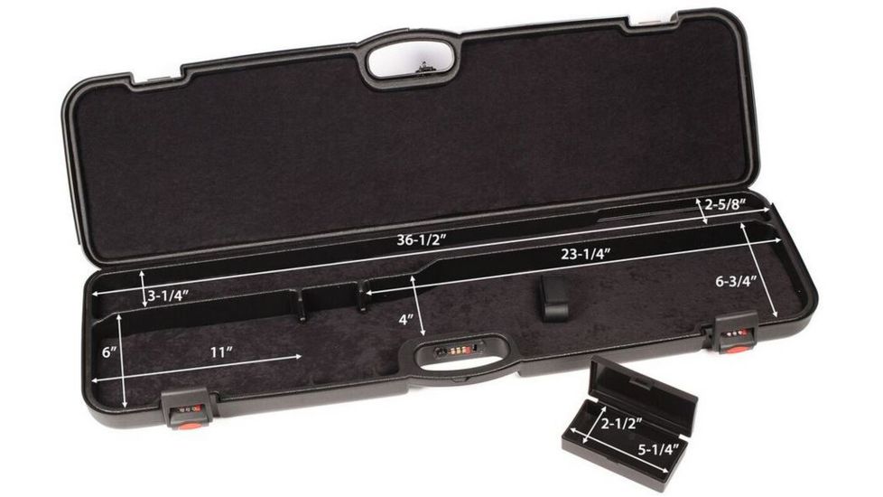 Negrini Unicase Universal Shotgun Hard Case,37.7x11.2x3.3in,Black 1603I/5127