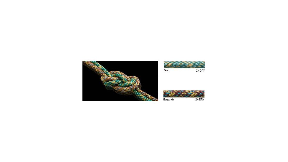 New England Ropes Maxim Unity Double Rope, Teal, 8mmx60m 100109
