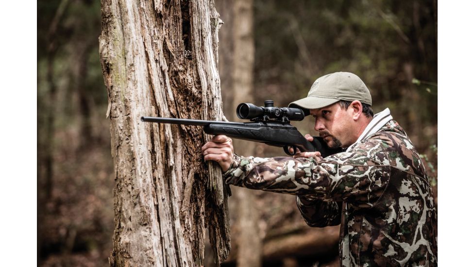 NightForce SHV 3-10x42mm .250MOA Rifle Scope, Illuminated Forceplex, Black, Full-Size, C611