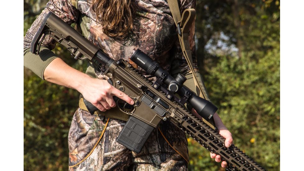 NightForce SHV 3-10x42mm .250MOA Rifle Scope, Illuminated Forceplex, Black, Full-Size, C611