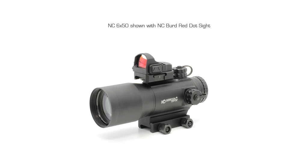 Newcon Optik NC BURD Red Dot Sight, Red Dot Reticle, Black, NC BURD
