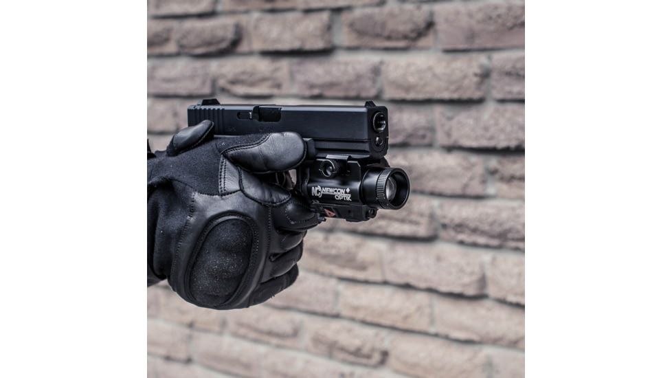 Newcon Optik NCFL 9 C4 LED Tactical Flashlight, Black, NCFL 9