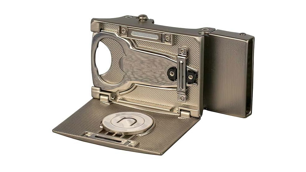 Nexbelt Fast Eddie Beveled Buckle, Nickel, BGF4591