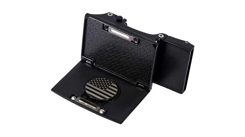 Nexbelt Go-In Beveled USA Buckle, Black, BGB5901