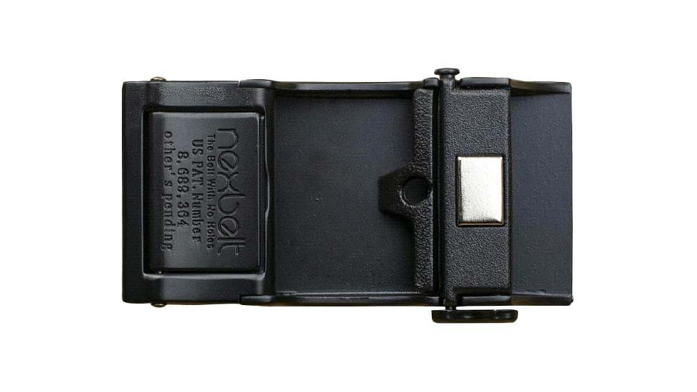 Nexbelt Go-In Beveled USA Buckle, Black, BGB5901