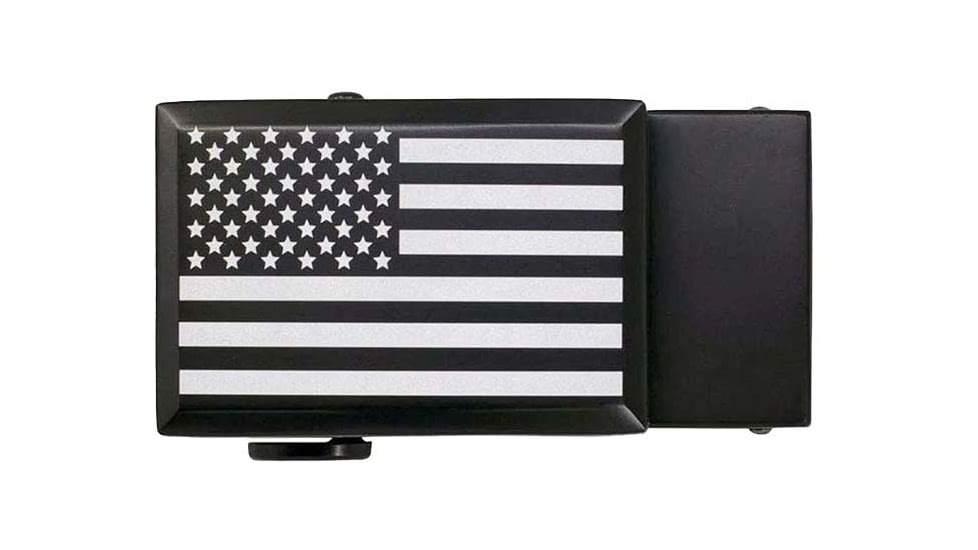 Nexbelt Go-In Beveled USA Buckle, Black, BGB5901