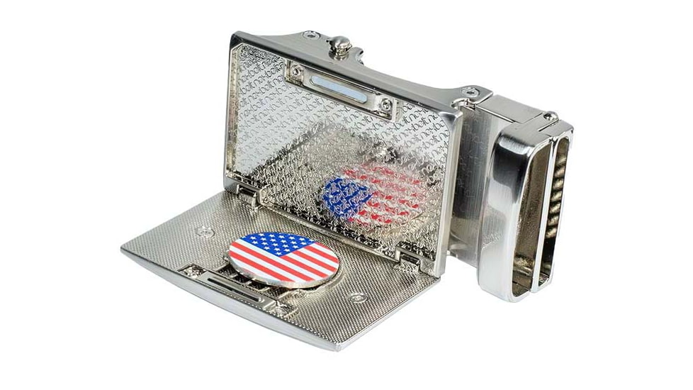 Nexbelt Go-In Beveled USA Buckle, Red/White/Blue, BGH5444
