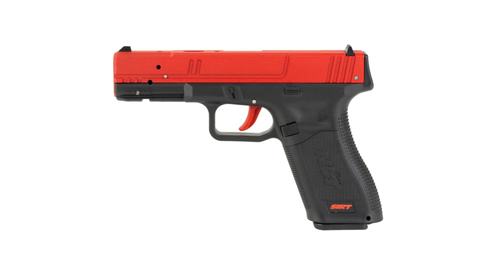 NextLevel Training SIRT 115 PRO Laser Training Pistol, G17, Red Take Up Laser, Green Shot Indicator Laser, Black/Red, 115-S2G000-00